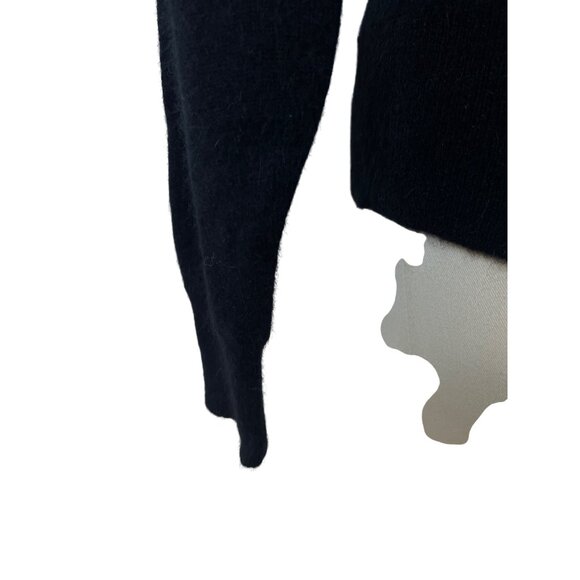 Vintage Designed By Deans Womens Black Beaded Floral Sweater Pullover Sz M - New - Picture 5 of 9